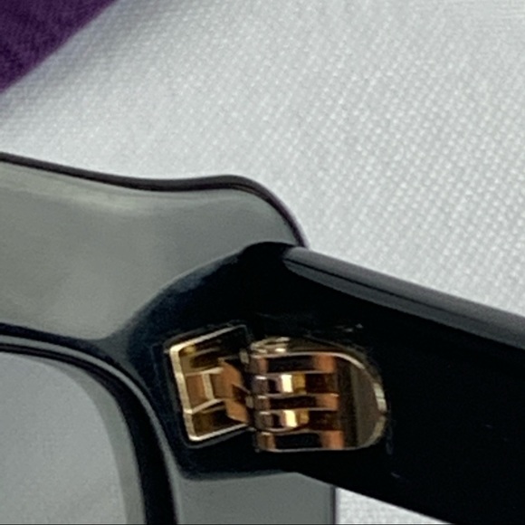 ❌SOLD❌GUCCI GG0118S 002 Black Cat Eye Sunglasses - Picture 12 of 16